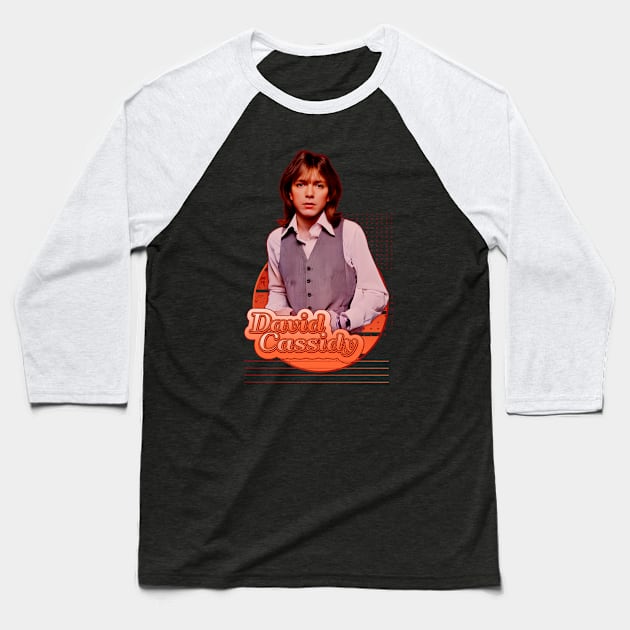 David Cassidy Baseball T-Shirt by Nana On Here